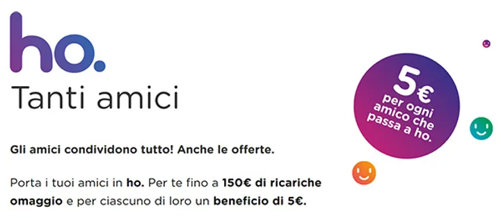 Porta tutti in ho.: 5€ OMAGGIO con il mio link + guadagna invitando amici