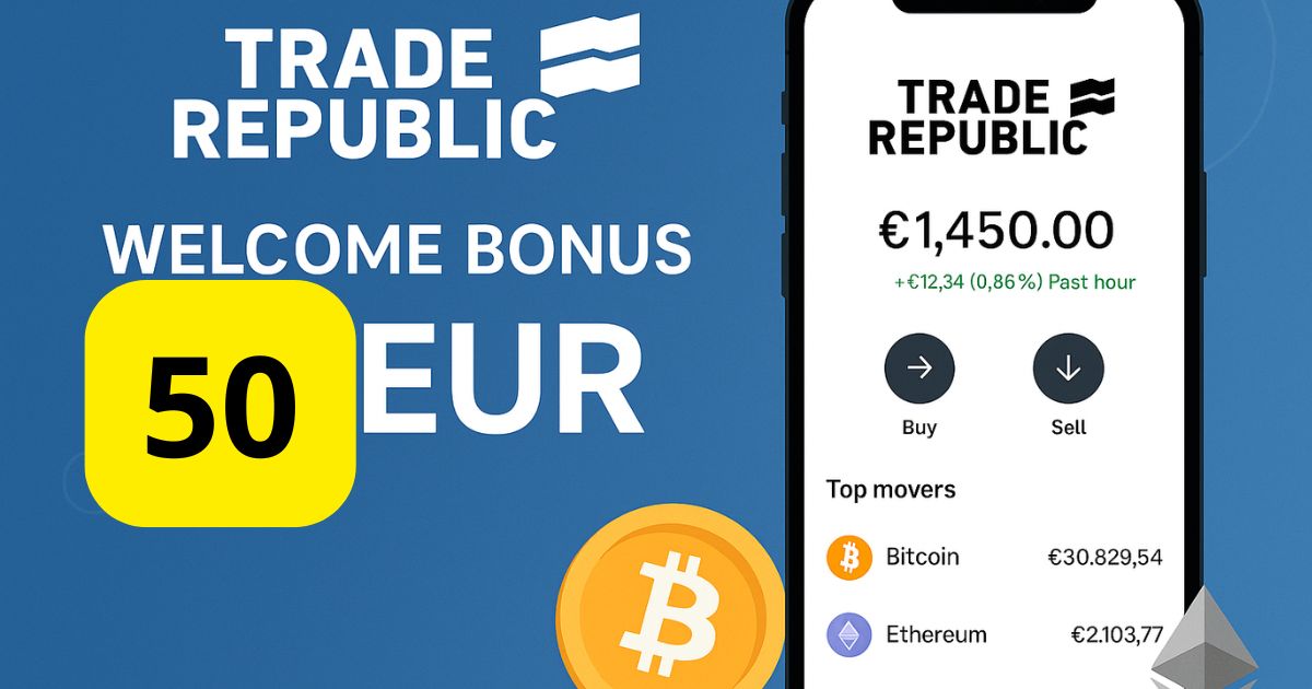 Trade Republic: bonus 50 euro in azioni gratis con link invito
